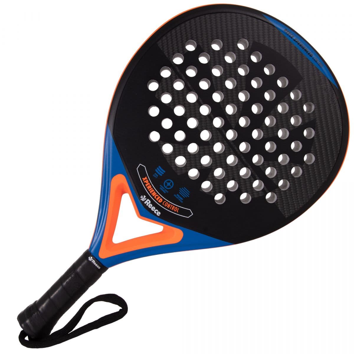 Racket - Orange, blue & black image